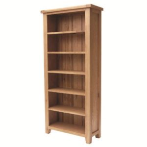 Hampshire oak large bookcase-0