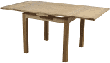 Hampshire oak drawer leaf table-0