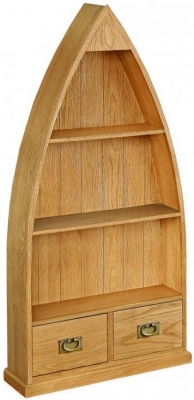 Bergerac Petite Oak boat bookcase-0