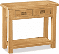 Bergerac Oak console table -0
