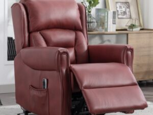 Sandringham full leather electric lift, tilt and recline chair