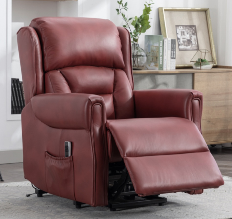 Screenshot Sandringham full leather electric lift, tilt and recline chair