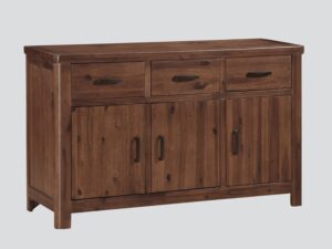 Andorra acacia 3 drawer sideboard