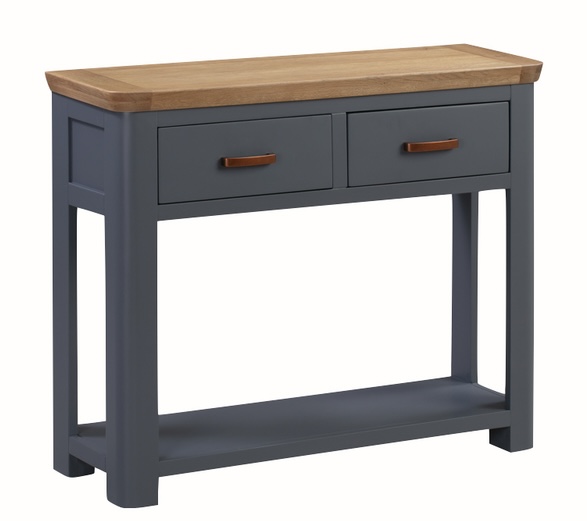 Screenshot Treviso midnight blue large console table with drawers