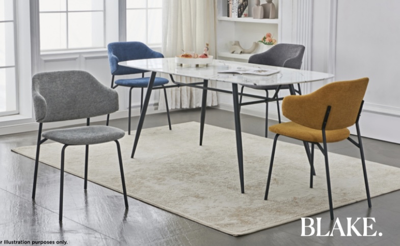 Screenshot Tribeca dining table and 4 blake chairs