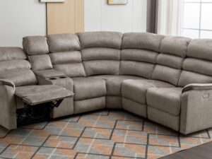 Savoy electric modular corner group with cup holders