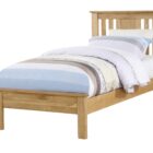 Newbridge oak low foot end bed frame