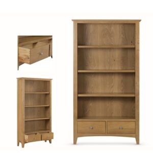 Kilkenny oak large bookcase