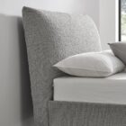 Boucle pillow bedframe
