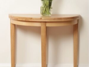 Hanover light half moon table