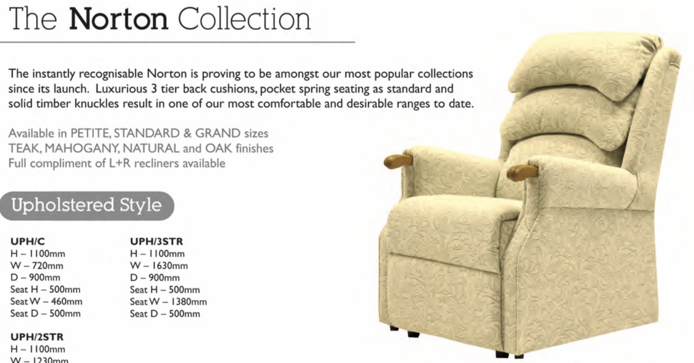 Screenshot Norton upholstered standard chair