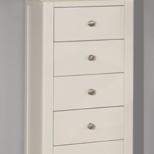 Luciana 5 drawer narrow chest