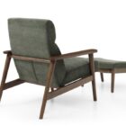 Isaac chair and footstool