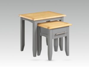 Rossmore painted nest of 2 tables