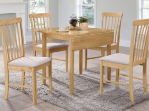 Cologne square drop- leaf table and 2 chairs