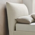 Boucle pillow bedframe