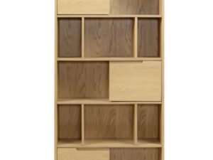 Carrington large double bookcase