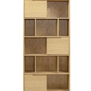 Carrington large double bookcase