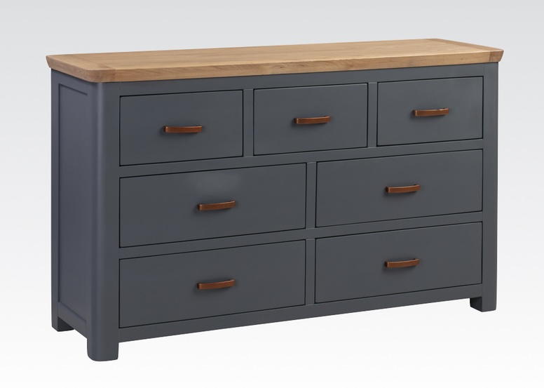Screenshot Treviso midnight blue 3 over 4 chest of drawers