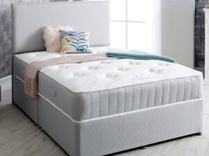 Coral memory foam and pocket sprung divan set