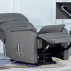 Savoy full leather/leather match dual motor lift, tilt and recline chair