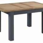 Treviso midnight blue 4’ extending dining table and 4 chairs Treviso midnight blue 4’ extending dining table and 4 chairs