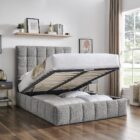 Chic boucle ottoman bed Chic boucle ottoman bed