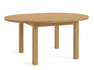 Burford  oak round  extending dining table
