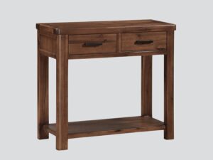 Andorra acacia 2 drawer console table