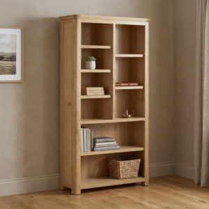 Treviso Oak tall bookcase