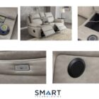 Huntington smart power 3 seater reclining sofa Huntington smart power 3 seater reclining sofa