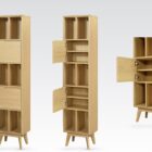 Carrington large single bookcase