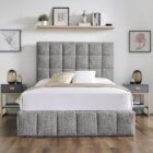 Chic boucle ottoman bed Chic boucle ottoman bed