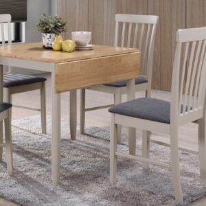 Altona square drop - leaf table and 2 chairs