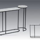 Tribeca round coffee nest of tables