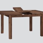 Andorra acacia 165cm extending dining table
