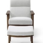 Isaac chair and footstool