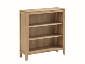Dunmore oak low bookcase