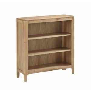 Dunmore oak low bookcase