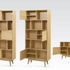Carrington large double bookcase