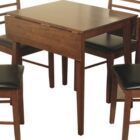 Hanover dark square drop - leaf dining table Hanover dark square drop - leaf dining table