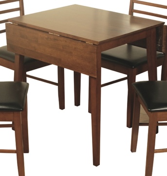 Screenshot Hanover dark square drop - leaf dining table