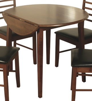 Screenshot Hanover dark round drop - leaf dining table