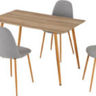 Barley dining table and four chairs