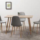 Barley dining table and four chairs
