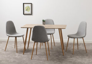 Barley dining table and four chairs