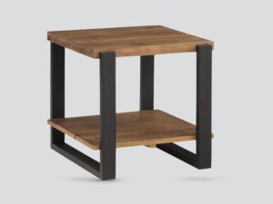 Pembroke lamp table with shelf