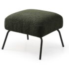 Zane accent chair with free footstool