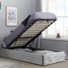 Berlin fabric ottoman bed