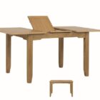Kilkenny oak 160cm extending dining table and 6 chairs